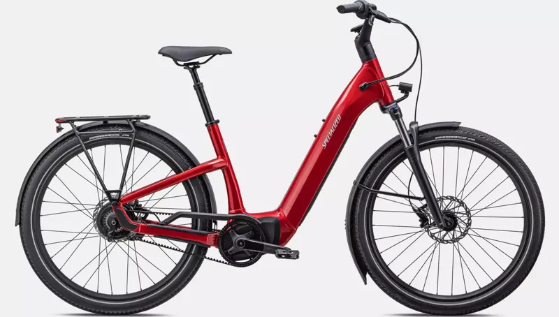 Specialized Turbo Como 4.0 IGH Electric Hybrid Bike 2023 in Red Silver